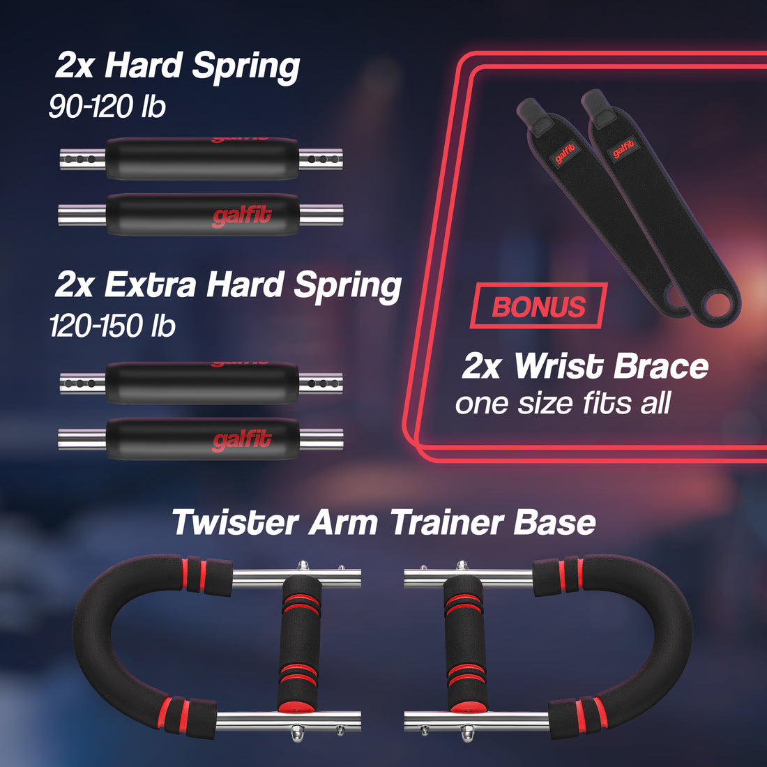 Galfit Twister Arm Trainer (90-120 lbs) | Advanced Chest & Arm Workout Equipment